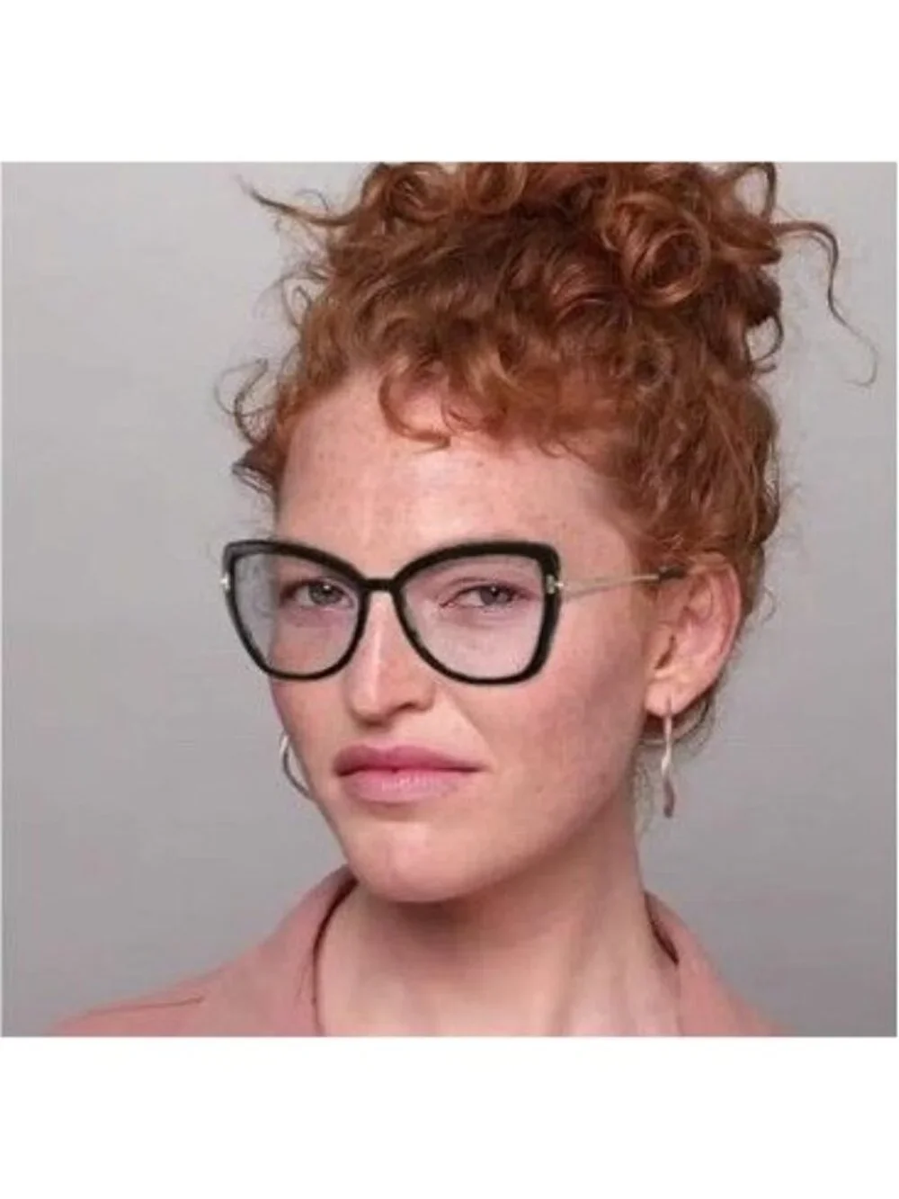 Tom Ford FT5882-B 083 Butterfly Eyeglasses 55mm - Violet / Blue Light Block